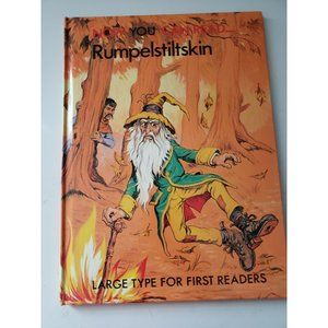Rumpelstiltskin Large Type For First Readers, 1985- Kids Story Book